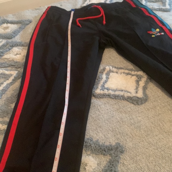ADIDAS JOGGERS ATHLETIC TRACK PANTS BLACK - Picture 3 of 10